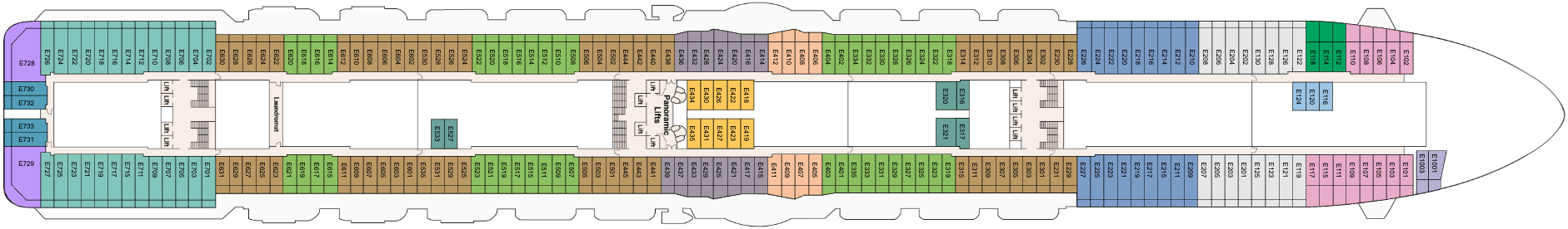 Princess Cruises Discovery Princess Deck 8 - Emerald.png